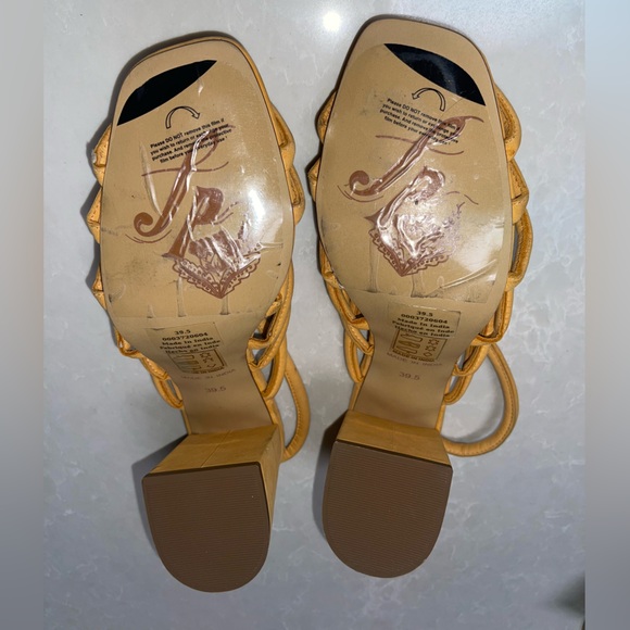 Free People Colette Cinched Sandals Block Heel - Picture 10 of 11